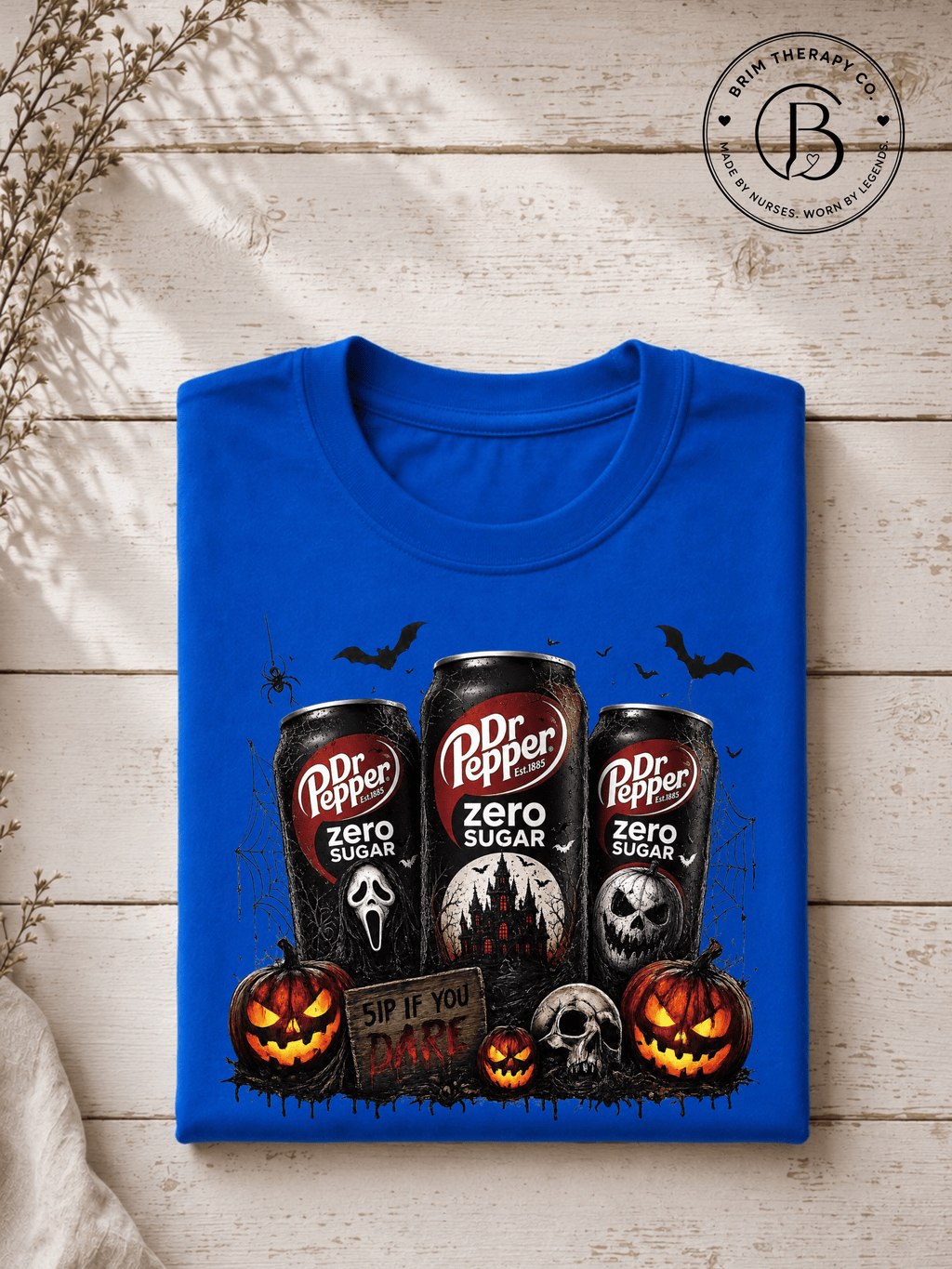 SEHL1031: Sip if you dare Dr. Pepper Zero Halloween Tee