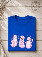 SEHL1007: Pretty Little Boo Crew Nurse Tee