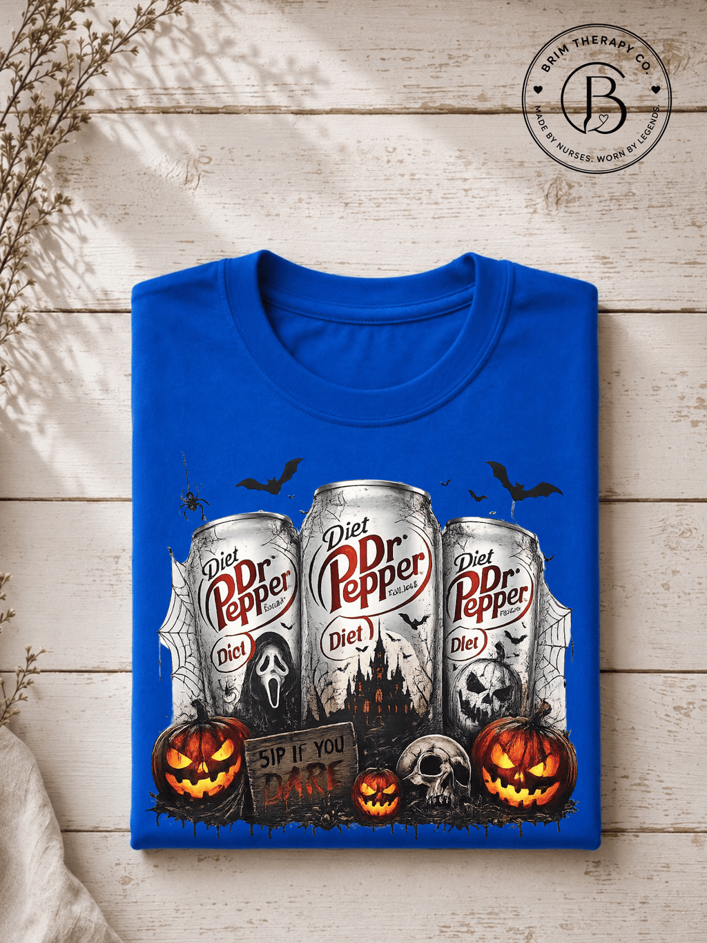 SEHL1032: Sip if you Dare Diet Dr Pepper Halloween Tee