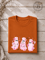 SEHL1007: Pretty Little Boo Crew Nurse Tee
