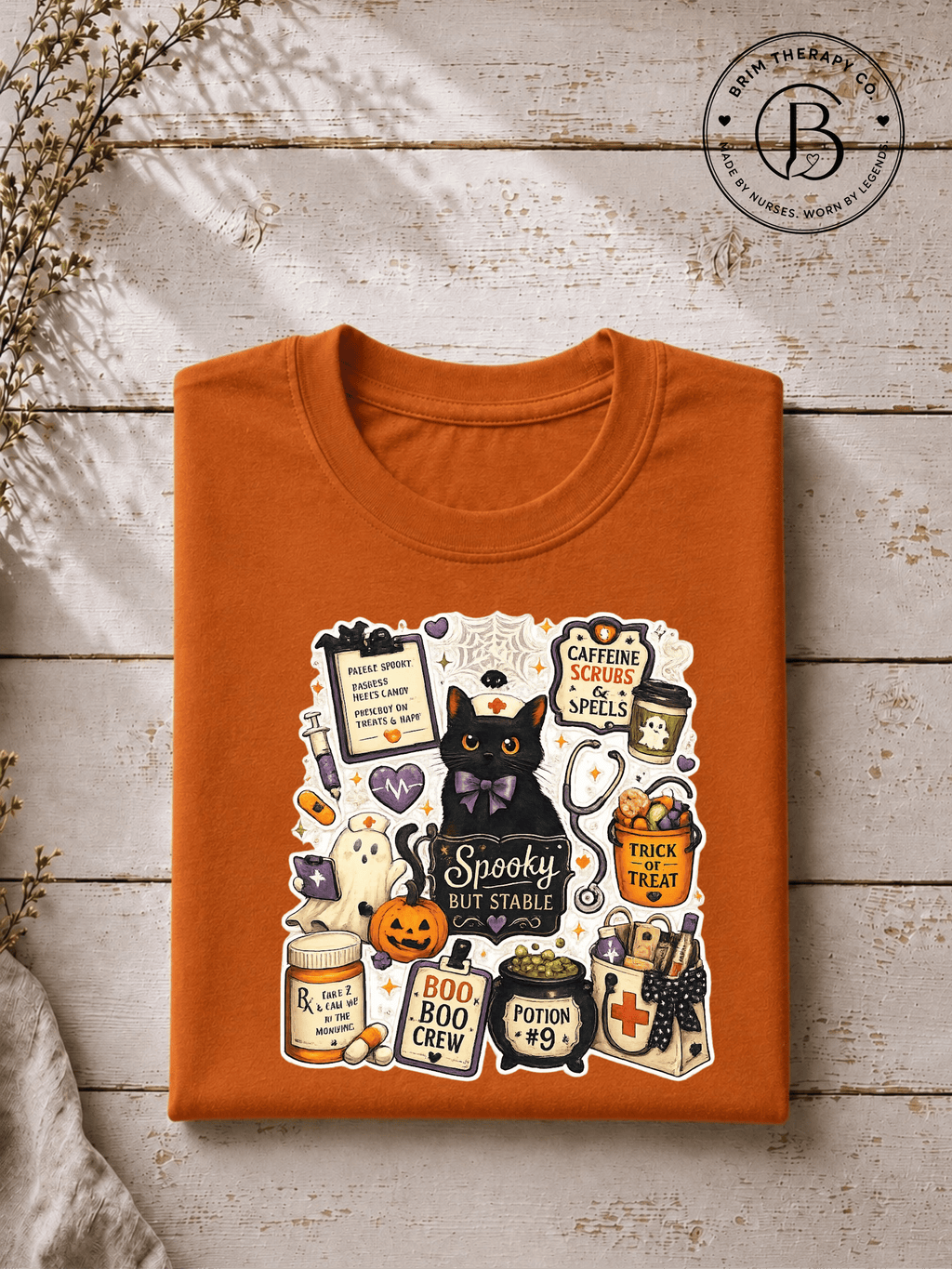 SEHL1025: Spooky but Stable Nurse Tee