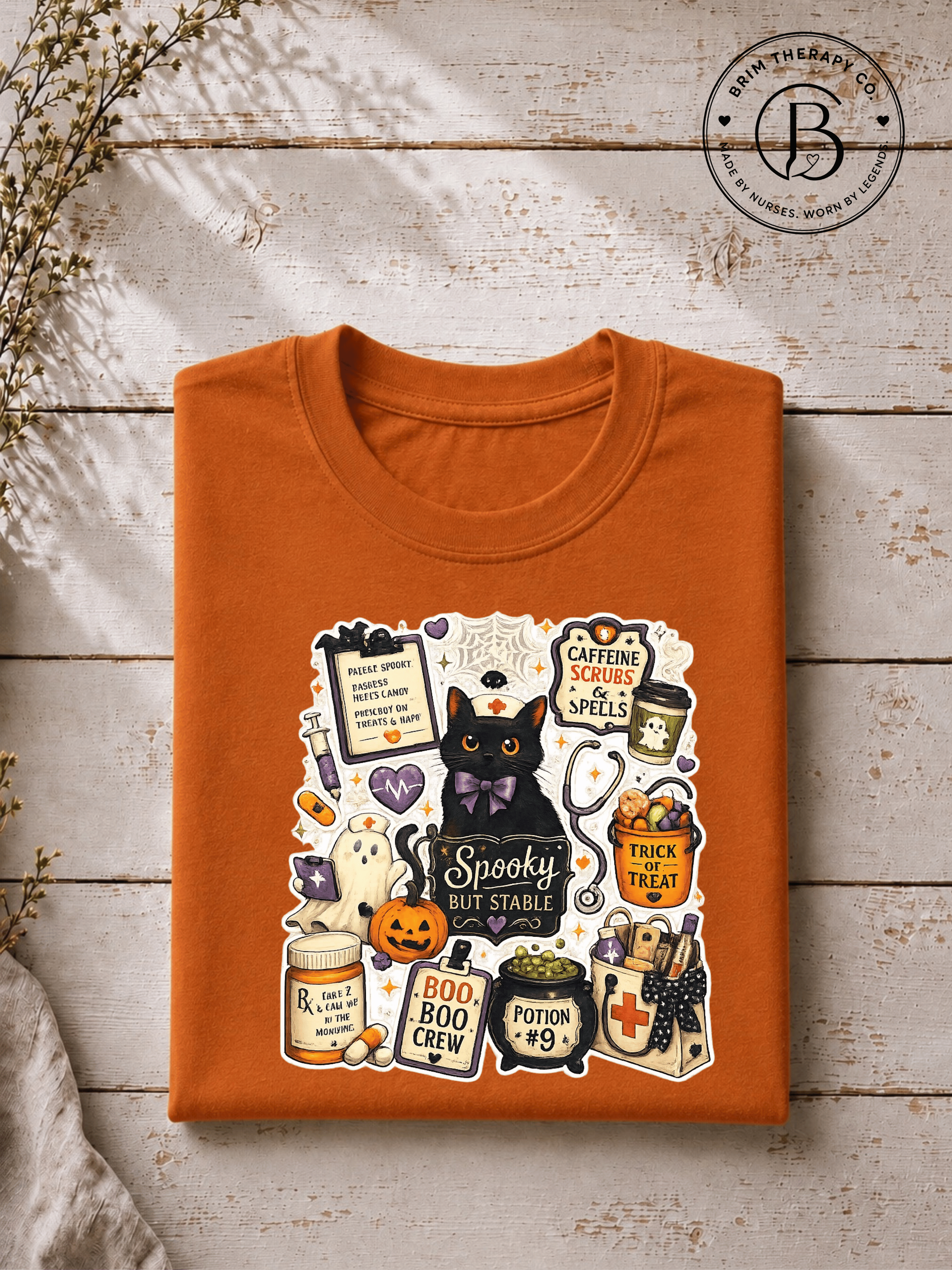 SEHL1025: Spooky but Stable Nurse Tee