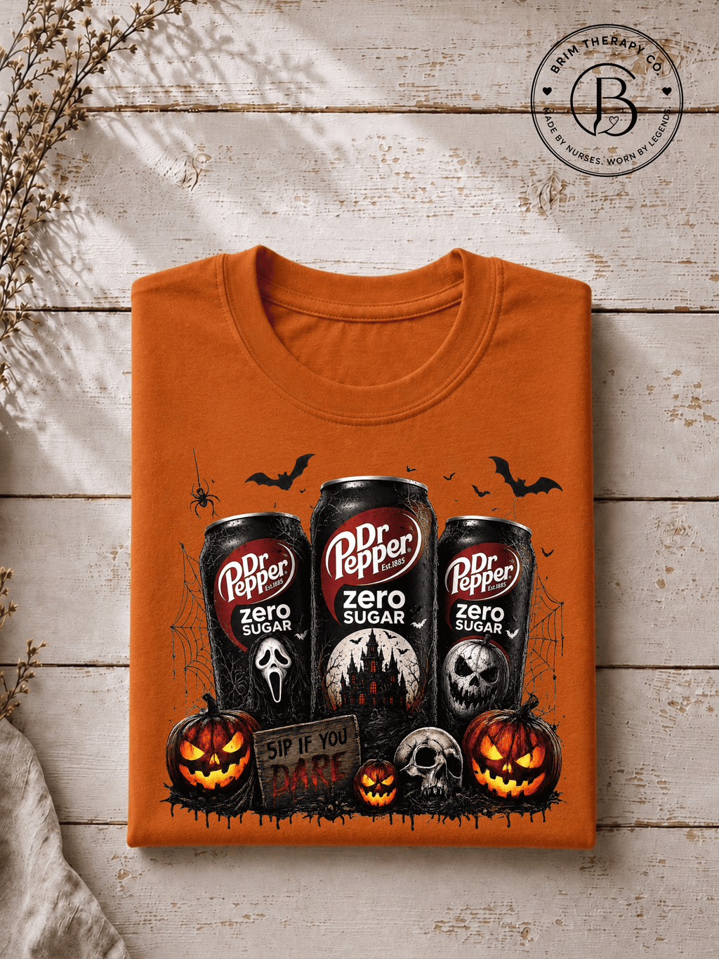 SEHL1031: Sip if you dare Dr. Pepper Zero Halloween Tee