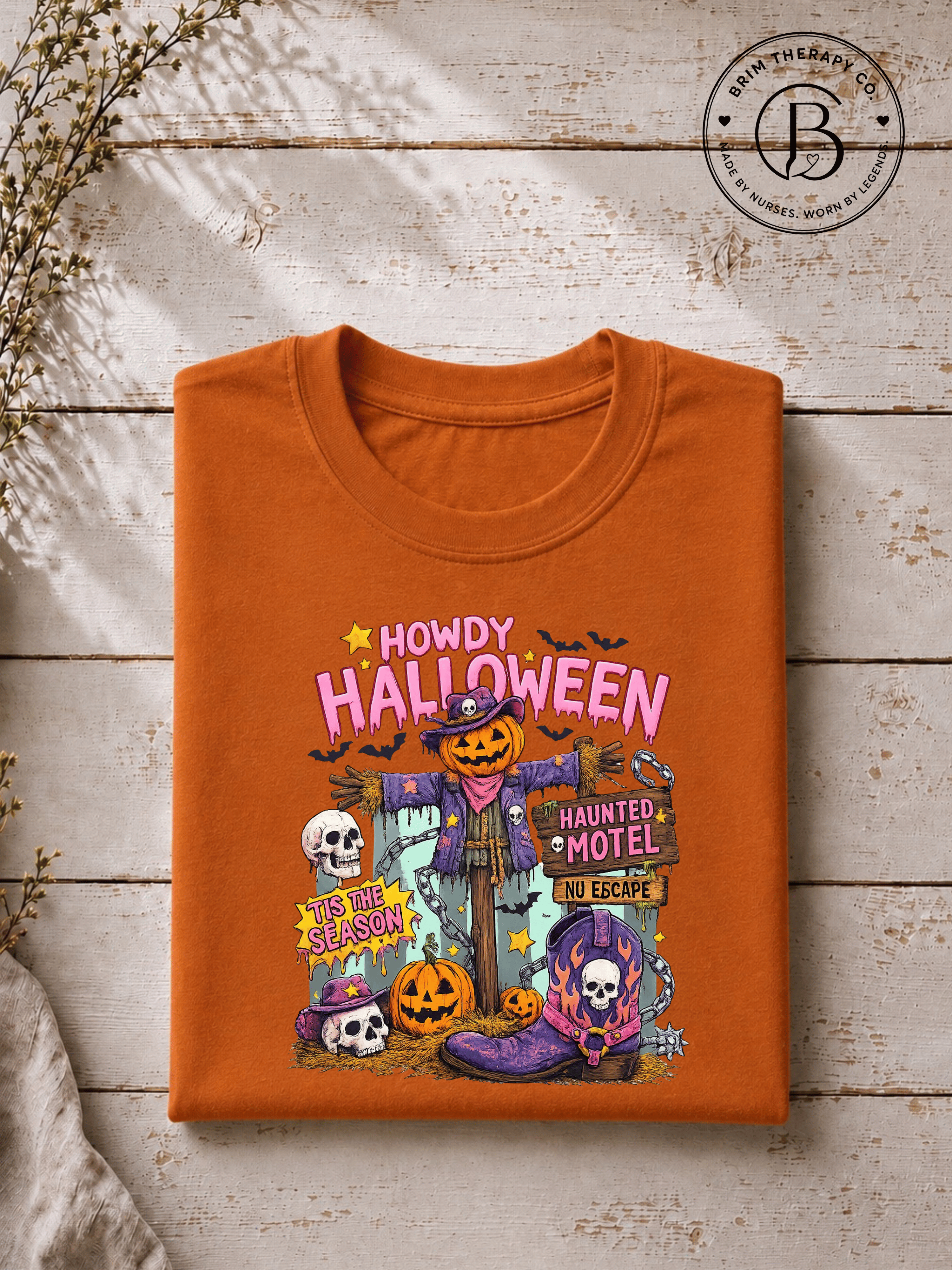 SEHL1016: Howdy Halloween Haunted Motel Tee