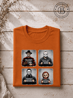SEHL1019: Booked & Busted Horror Icons Tee