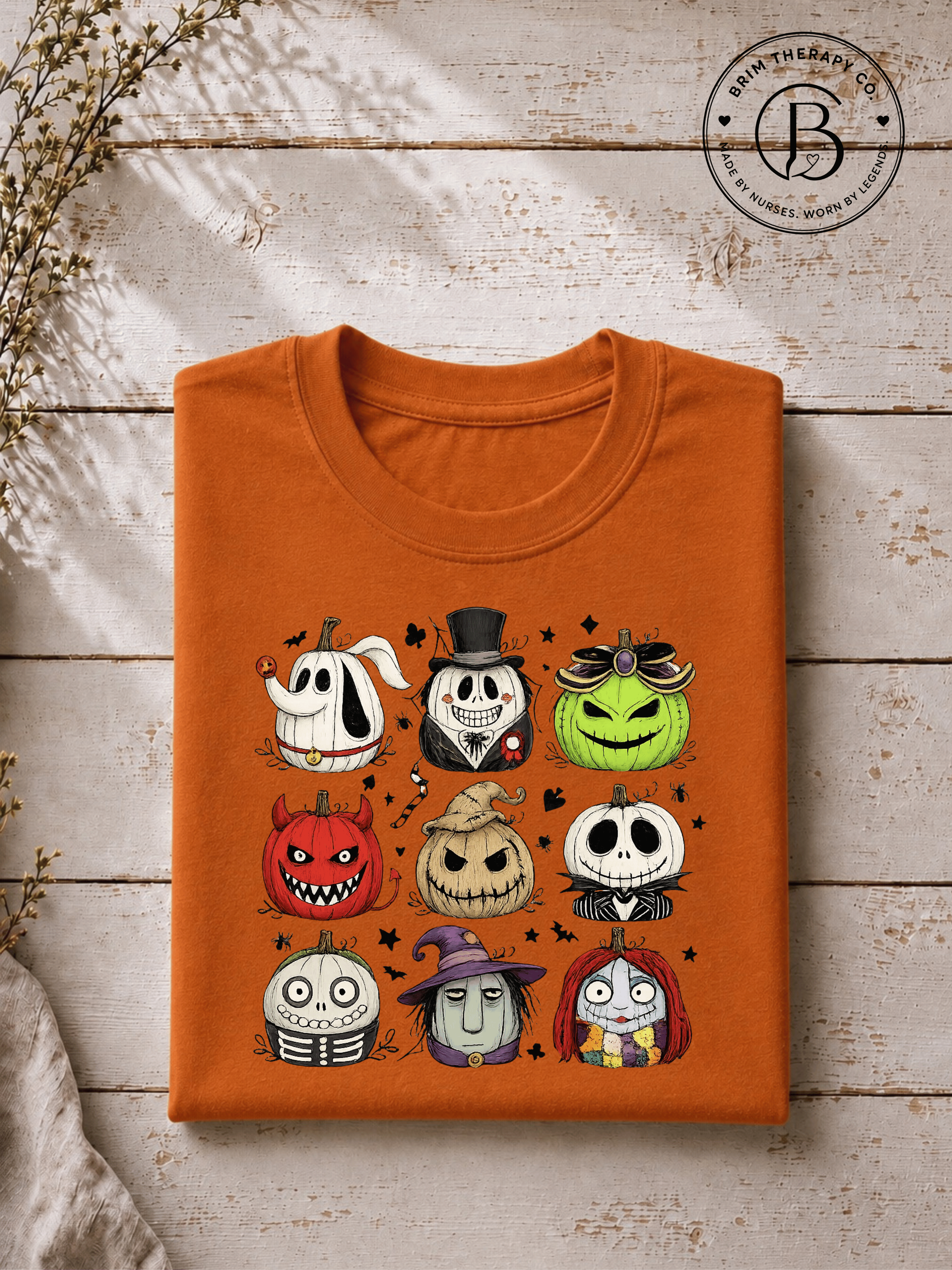 SEHL1033: Pumpkin Town Halloween Character Tee