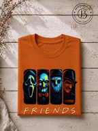 SEHL1038: The One Where They're All Killers Horror Friends Tee