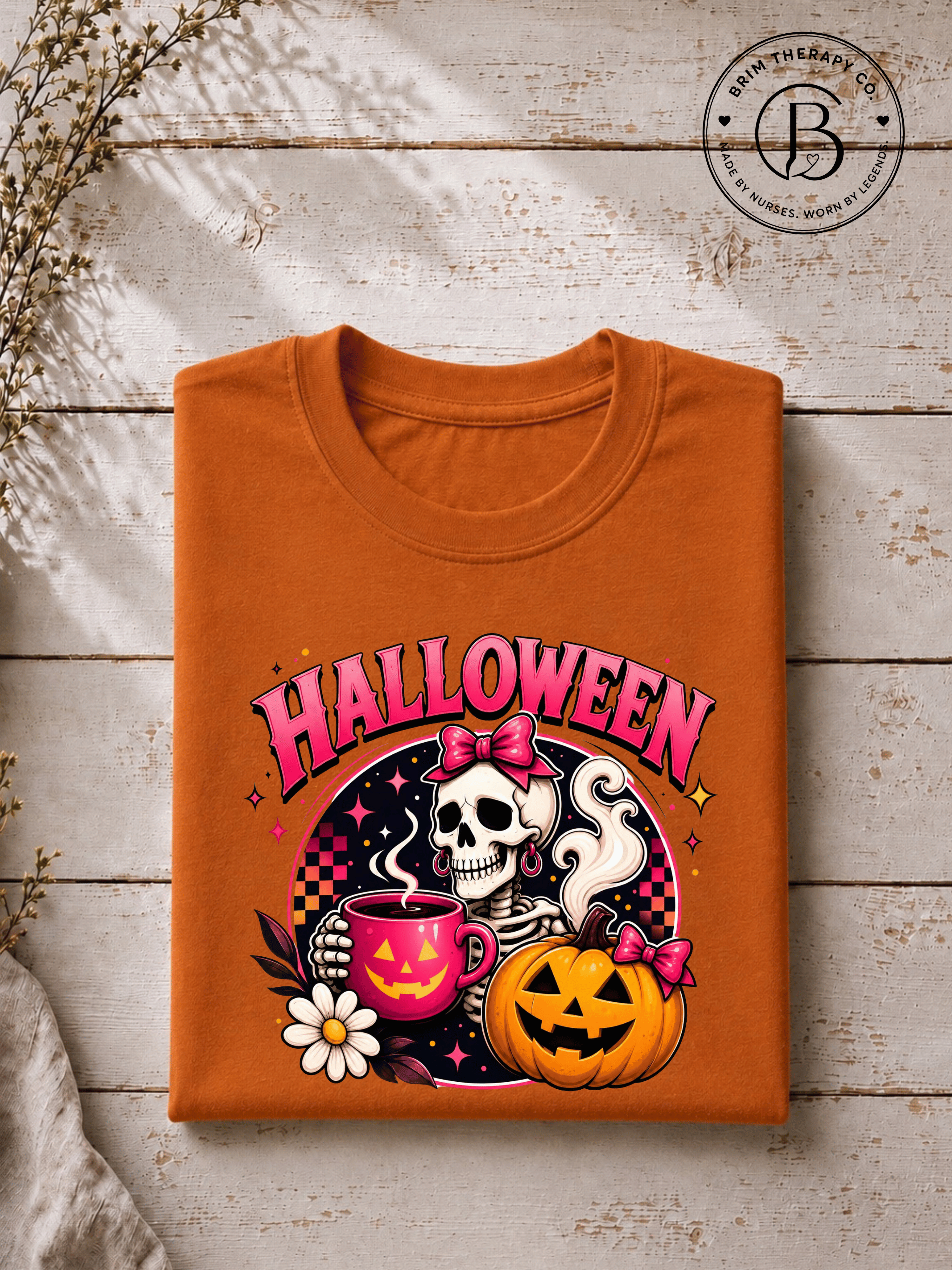 SEHL1018: Pumpkin Spice & Spooky Vibes Tee