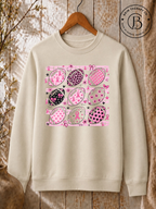 SPFB1096: Friday Night Fight Breast Cancer Awareness Football Tee