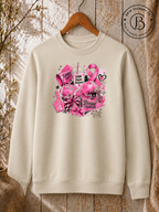 GELI1003: Pink Power Game Day Breast Cancer Awareness Tee