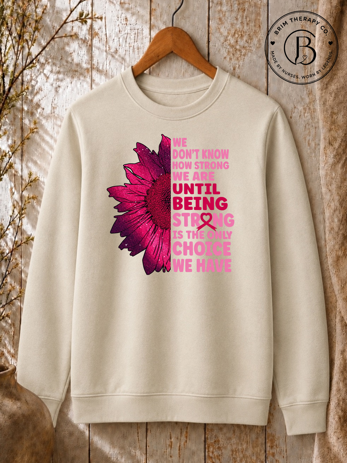 GELI1100: Strong Is the Only Choice Breast Cancer Awareness Tee