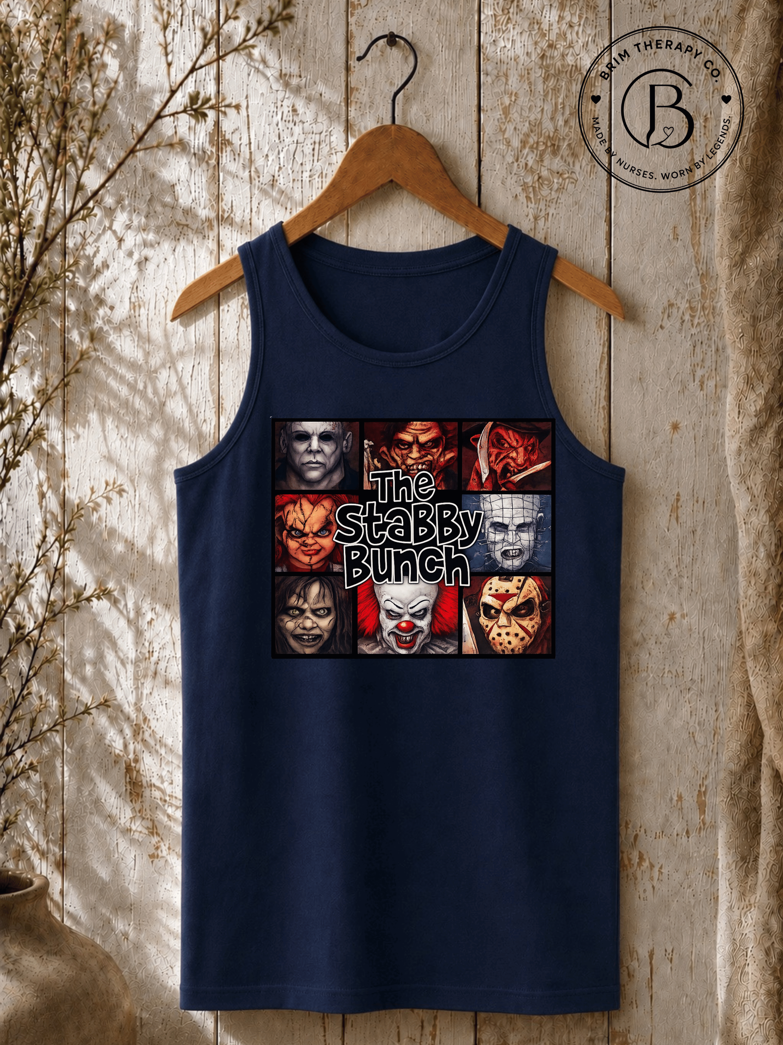 SEHL1029: The Stabby Bunch Horror Movie Halloween Tee