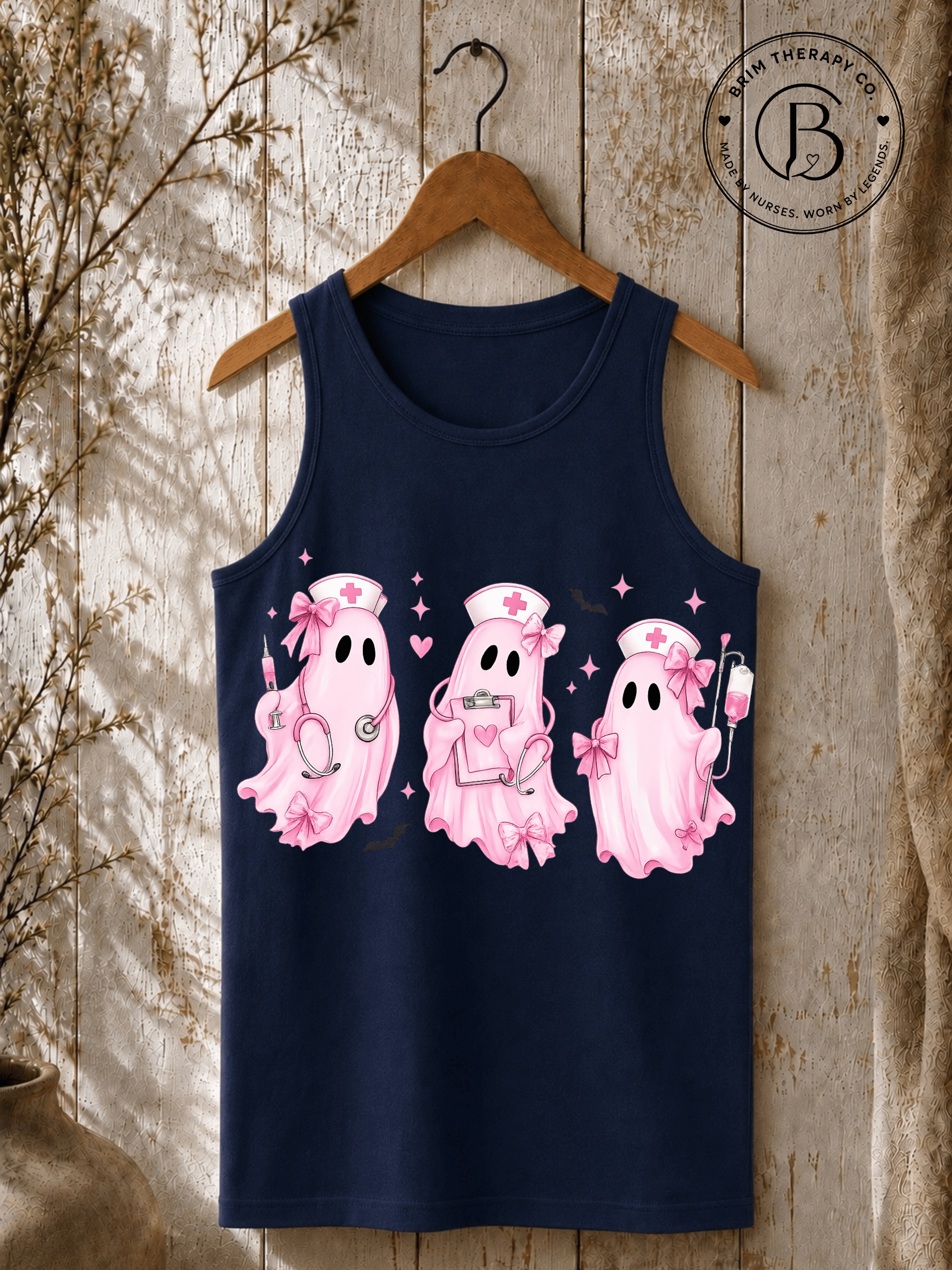 SEHL1007: Pretty Little Boo Crew Nurse Tee