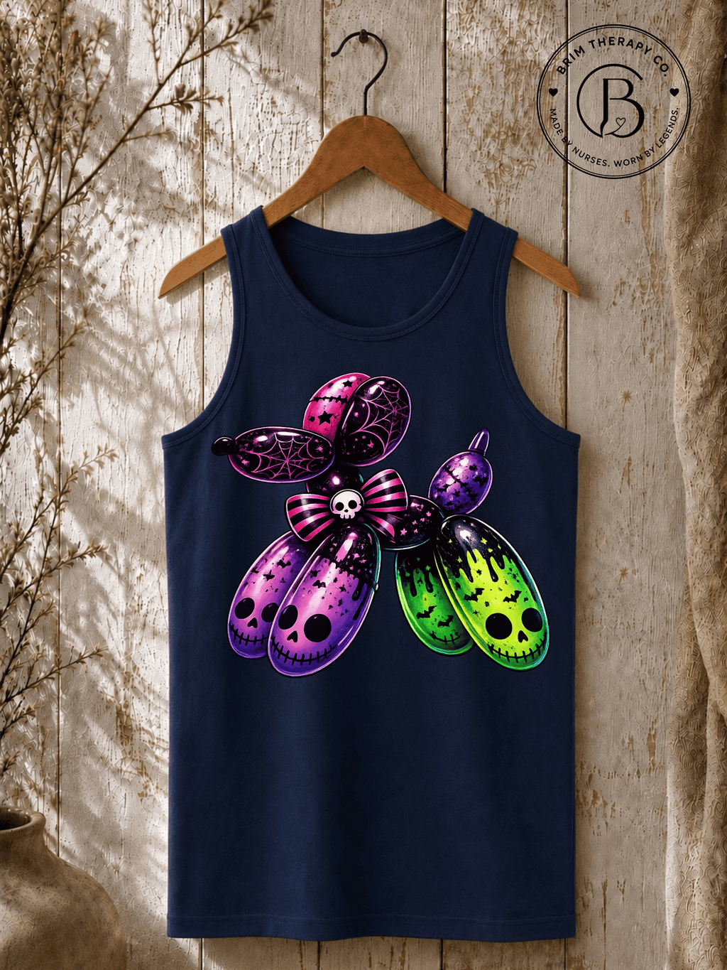 SEHL1037: Boo-tiful Balloon Dog Halloween Tee