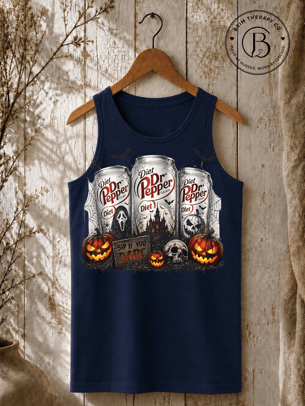 SEHL1032: Sip if you Dare Diet Dr Pepper Halloween Tee