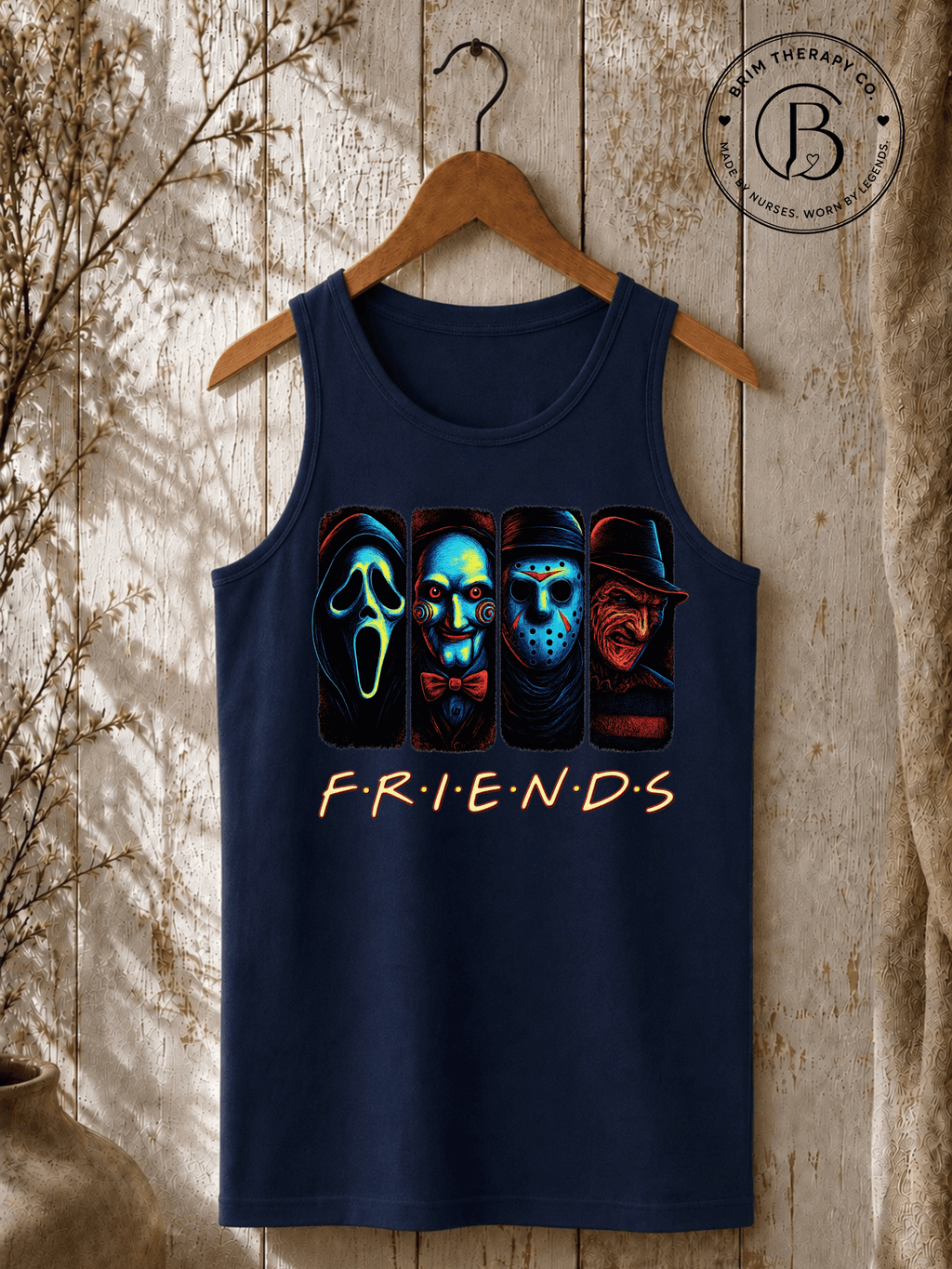SEHL1038: The One Where They're All Killers Horror Friends Tee